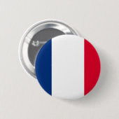 Knop Franse vlag Ronde Button 5,7 Cm (Voorkant /achterkant)