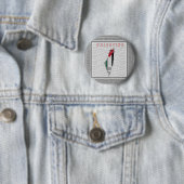 Knop Free Palestine - Palestinian Pin Button (In situ)