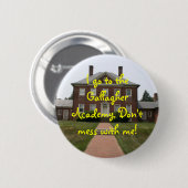 Knop Gallagher Girl Ronde Button 5,7 Cm (Voorkant /achterkant)