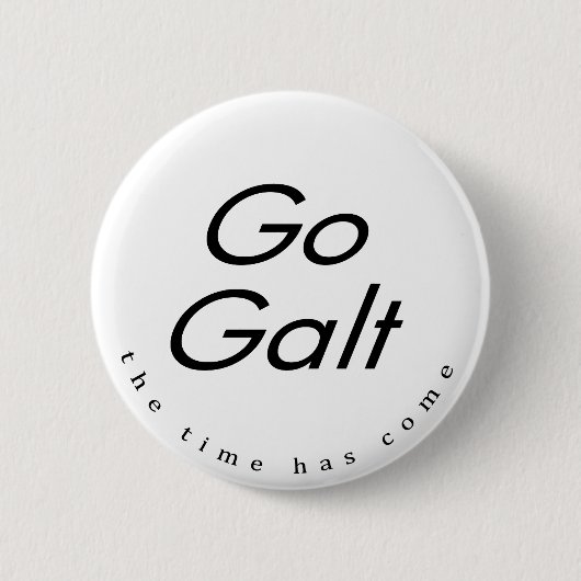 Knop Galt gaan Ronde Button 5,7 Cm (Voorkant)