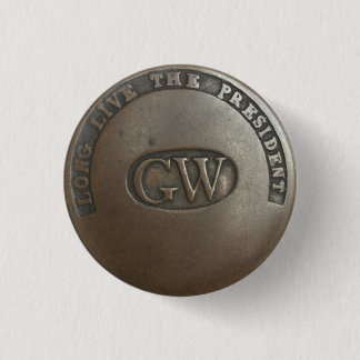 Knop George Washington Campaign Ronde Button 3,2 Cm