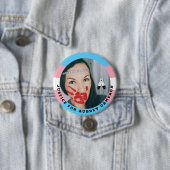 Knop Gerechtigheid voor Aubrey Dameron Ronde Button 7,6 Cm (In situ)