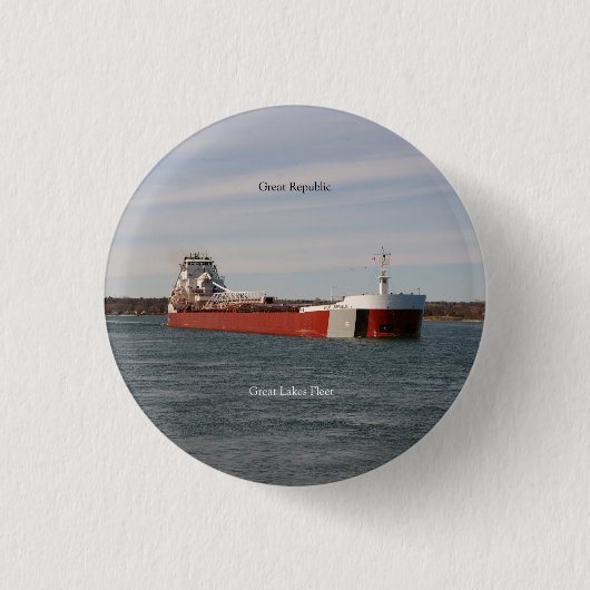 knop Grote Republiek Ronde Button 3,2 Cm (Voorkant)