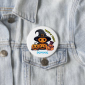 Knop : HALLOWEEN Griezelig #1 Ronde Button 7,6 Cm (In situ)