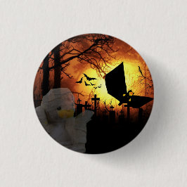 knop Halloween Ronde Button 3,2 Cm