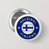 Knop Helsinki Finland Ronde Button 5,7 Cm (Voorkant /achterkant)