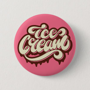 Knop Ice Cream Ronde Button 5,7 Cm