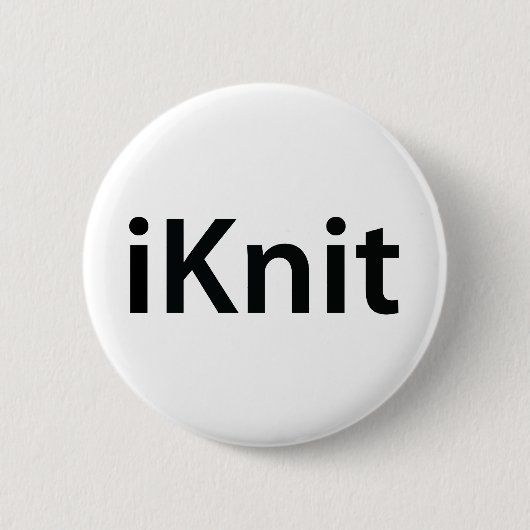 Knop iKnit Ronde Button 5,7 Cm (Voorkant)