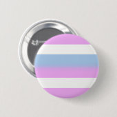 Knop Intersex-vlag Ronde Button 5,7 Cm (Voorkant /achterkant)