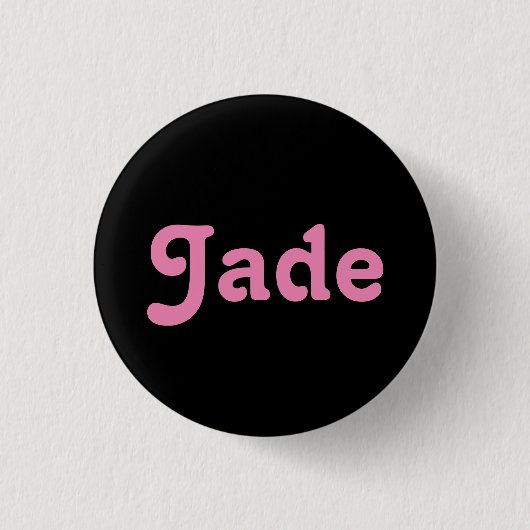 Knop Jade Ronde Button 3,2 Cm (Voorkant)