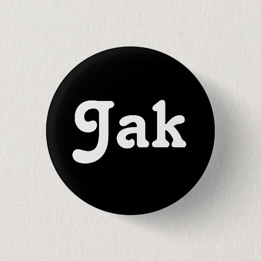 Knop Jak Ronde Button 3,2 Cm (Voorkant)