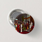 Knop Jezus en Piloot Ronde Button 3,2 Cm (Voorkant /achterkant)