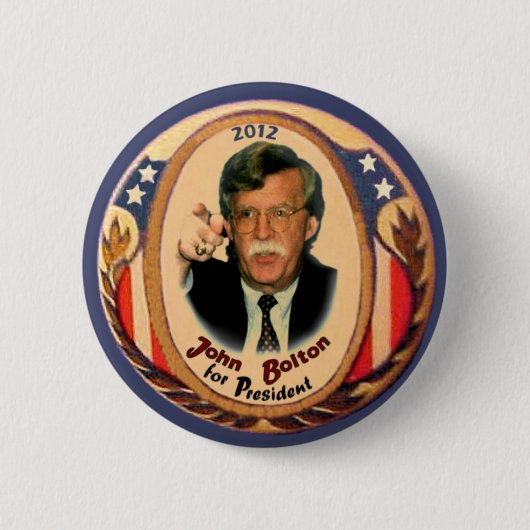 Knop John Bolton 2012 Ronde Button 5,7 Cm (Voorkant)