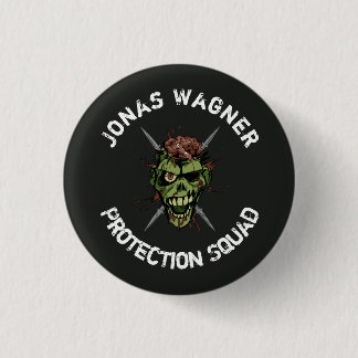 knop jonas wagner protection squad ronde button 3,2 cm
