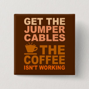 Knop Jumper Cables Vierkante Button 5,1 Cm