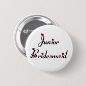 Knop Junior Bridesmaid Ronde Button 5,7 Cm (Voorkant /achterkant)