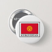 Knop Kirgizië Ronde Button 5,7 Cm (Voorkant /achterkant)