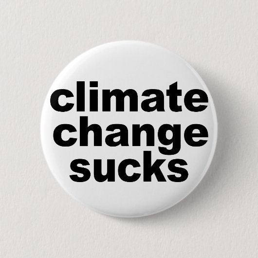 Knop Klimaatverandering Ronde Button 5,7 Cm (Voorkant)
