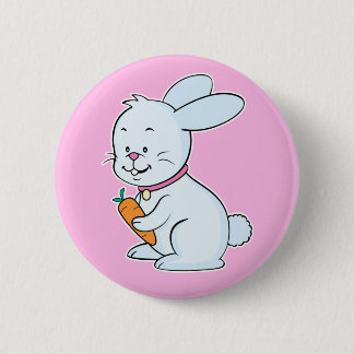 Knop Konijn Ronde Button 5,7 Cm