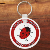 Knop Ladybug Sleutelhanger (Voorkant)