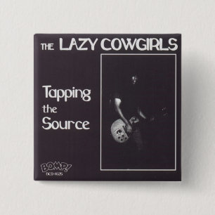 Knop Lazy Cowgirl Vierkante Button 5,1 Cm