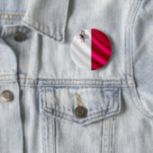 Knop Maltese vlag pinback Ronde Button 5,7 Cm (In situ)