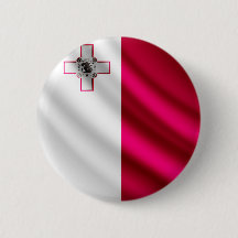 Knop Maltese vlag pinback