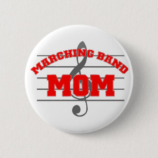 Knop Marching Band Mam Ronde Button 5,7 Cm
