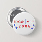Knop McCain / MILF Ronde Button 5,7 Cm (Voorkant /achterkant)