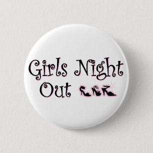 Knop Meisjes Night Out Ronde Button 5,7 Cm