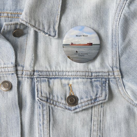 Knop Mesabi Miner Ronde Button 5,7 Cm (In situ)