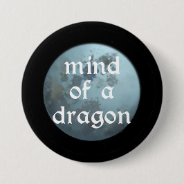 Knop met de Geest van een Draak Ronde Button 7,6 Cm