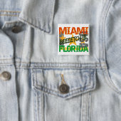 Knop Miami Beeeetch Vierkante Button 5,1 Cm (In situ)