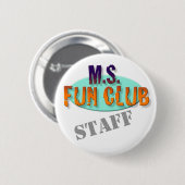 Knop MS Fun Club Ronde Button 5,7 Cm (Voorkant /achterkant)