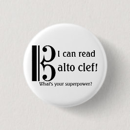 Knop Muziek Ronde Button 3,2 Cm