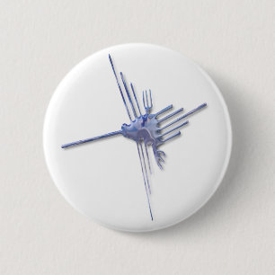 knop Nazca Hummingbird Ronde Button 5,7 Cm