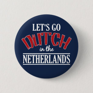 Knop Nederland Ronde Button 5,7 Cm