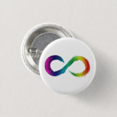 Knop Neurodiversiteit Ronde Button 3,2 Cm (Voorkant /achterkant)