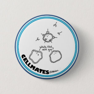 Knop Nieuwe man Ronde Button 5,7 Cm