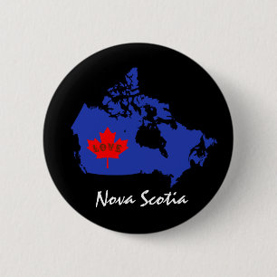 Knop Nova Scotia Customize Canada pin Ronde Button 5,7 Cm
