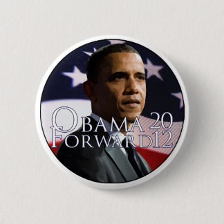 Knop Obama 2012 Ronde Button 5,7 Cm