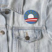 Knop Obama 2012 Ronde Button 5,7 Cm (In situ)