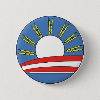 Knop Obama 2012 Ronde Button 5,7 Cm
