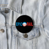 Knop Obama Epic Fail Ronde Button 7,6 Cm (In situ)