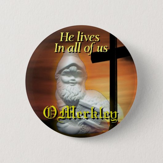 Knop O'Merkley Ronde Button 5,7 Cm (Voorkant)