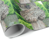 Knop op boomstam, Knar, Natuur groen Cadeaupapier (Rol Hoek)