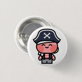 knop Pookah Pirate Ronde Button 3,2 Cm (Voorkant /achterkant)