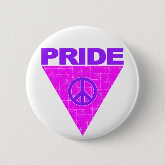Knop Pride driehoek Ronde Button 5,7 Cm (Voorkant)