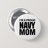 Knop Proud Navy Mam Ronde Button 5,7 Cm (Voorkant /achterkant)