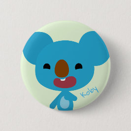 Knop Qkids Koby Koala Ronde Button 5,7 Cm